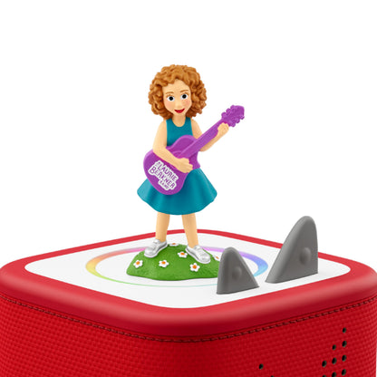 Tonies Laurie Berkner Band audio character showcasing interactive magnetic base packaging