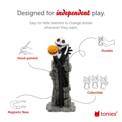 Disney Pumpkin King Jack Skellington Tonie box companion figurine for kids aged six plus