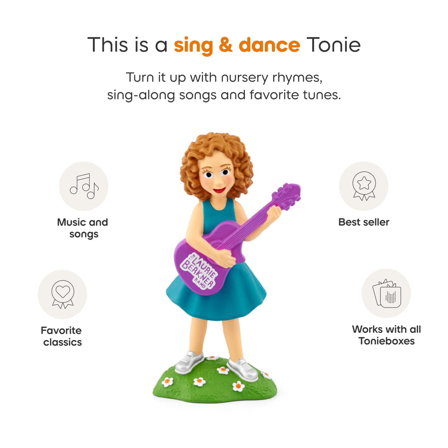 Authentic imported Tonies character for Toniebox player connection demonstration