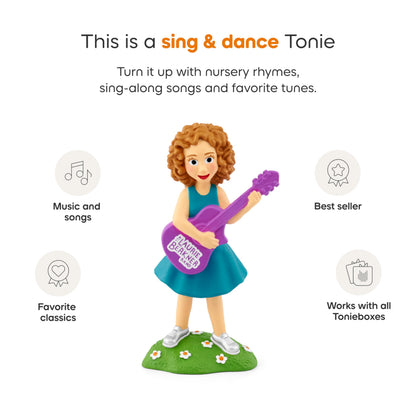 Authentic imported Tonies character for Toniebox player connection demonstration