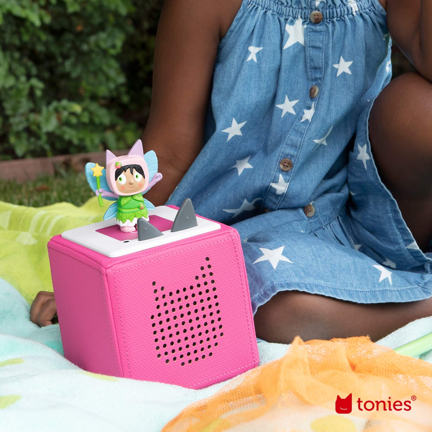 Packaging overview of the USA imported Tonies Fairy Creative customizable audio toy