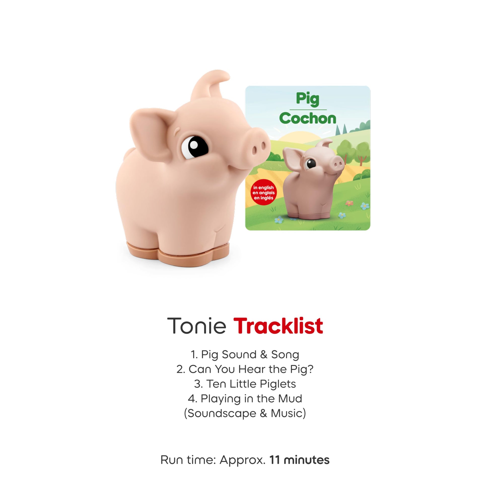 Tonies digital free children audio player kit showing included USB-C safe charging cable.