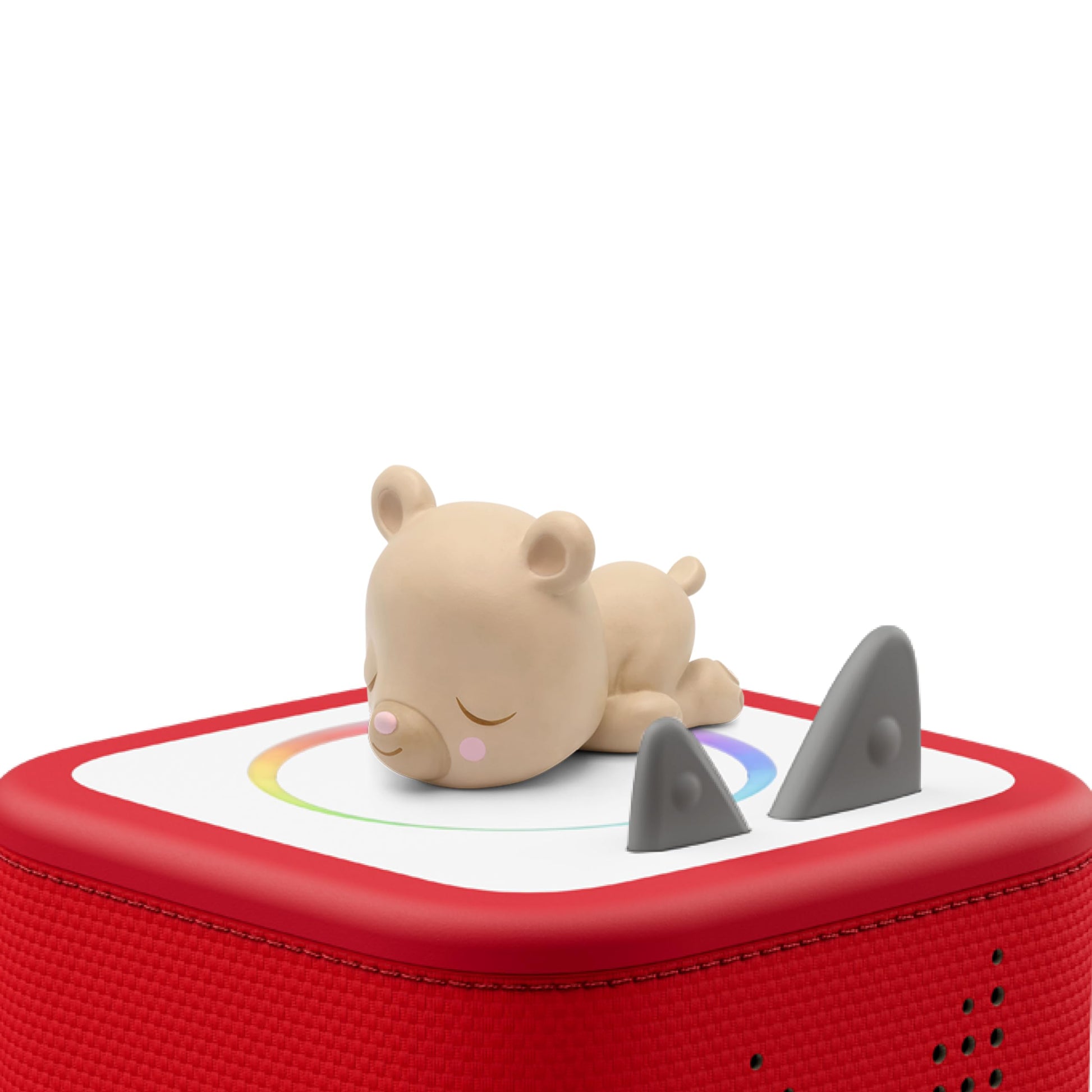Authentic Sleepy Bear audio figurine attached to a compatible audio player for evening routines.