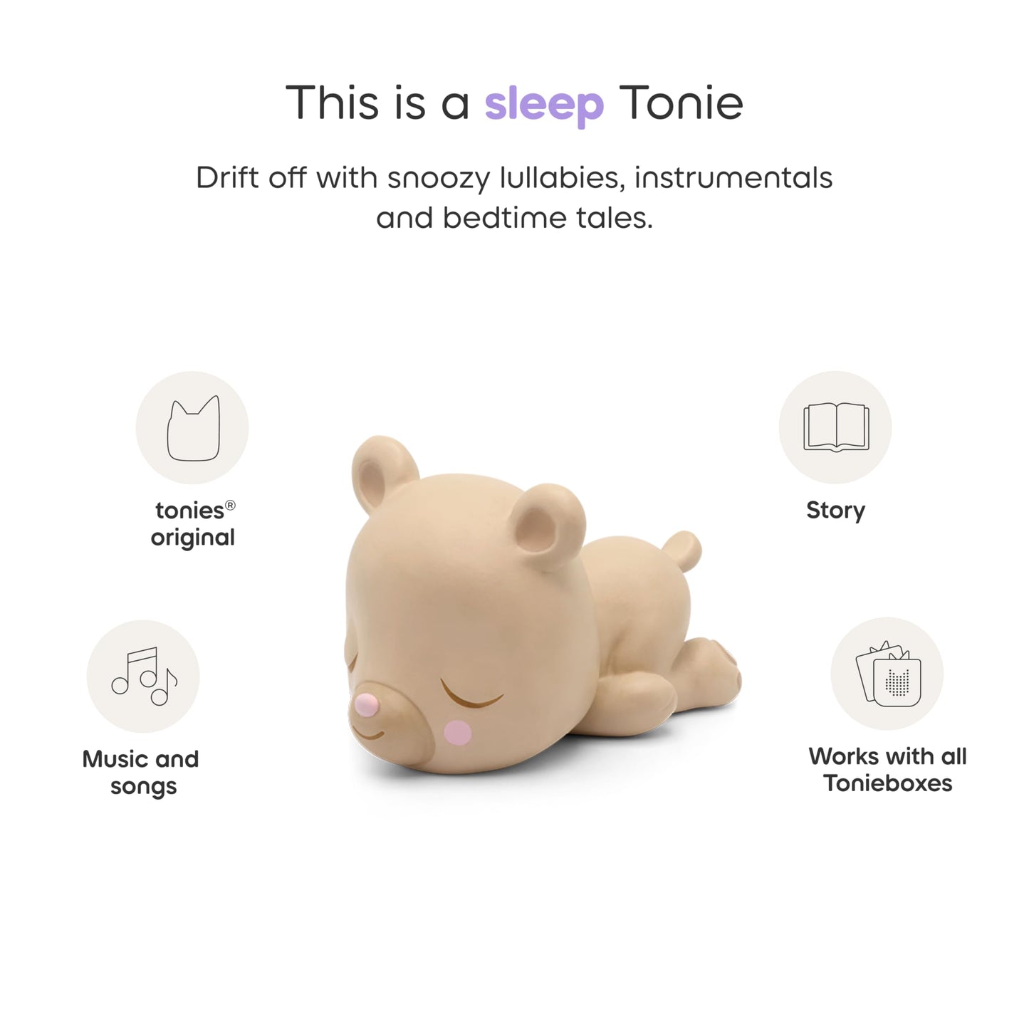 The imported packaging box of the official Sleepy Friends product line.