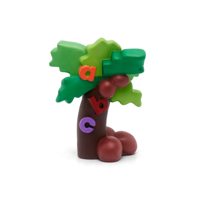 Side angle view of the durable plastic material used in the Tonies preschool toy collection.