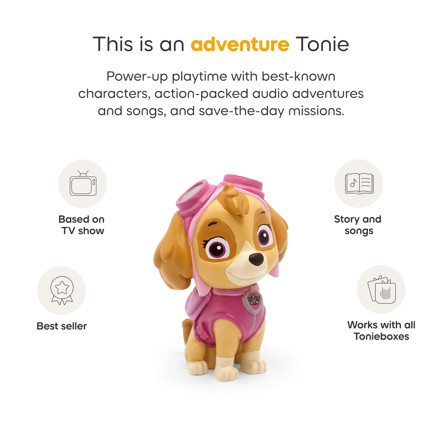 Imported Tonies Skye storytelling collectible character designed for young children