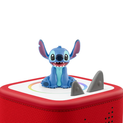 Hand painted collectible Stitch character toy showing top details