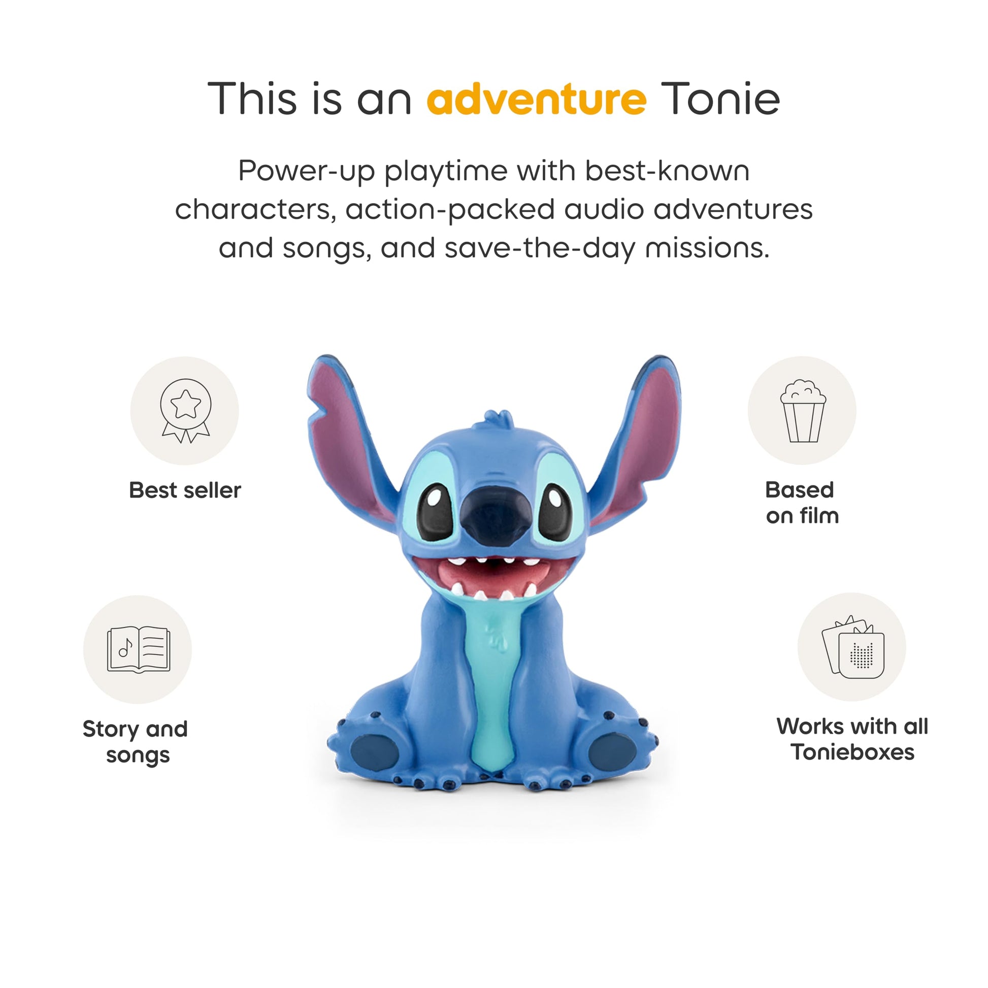 Premium imported screen free audio character toy for kids