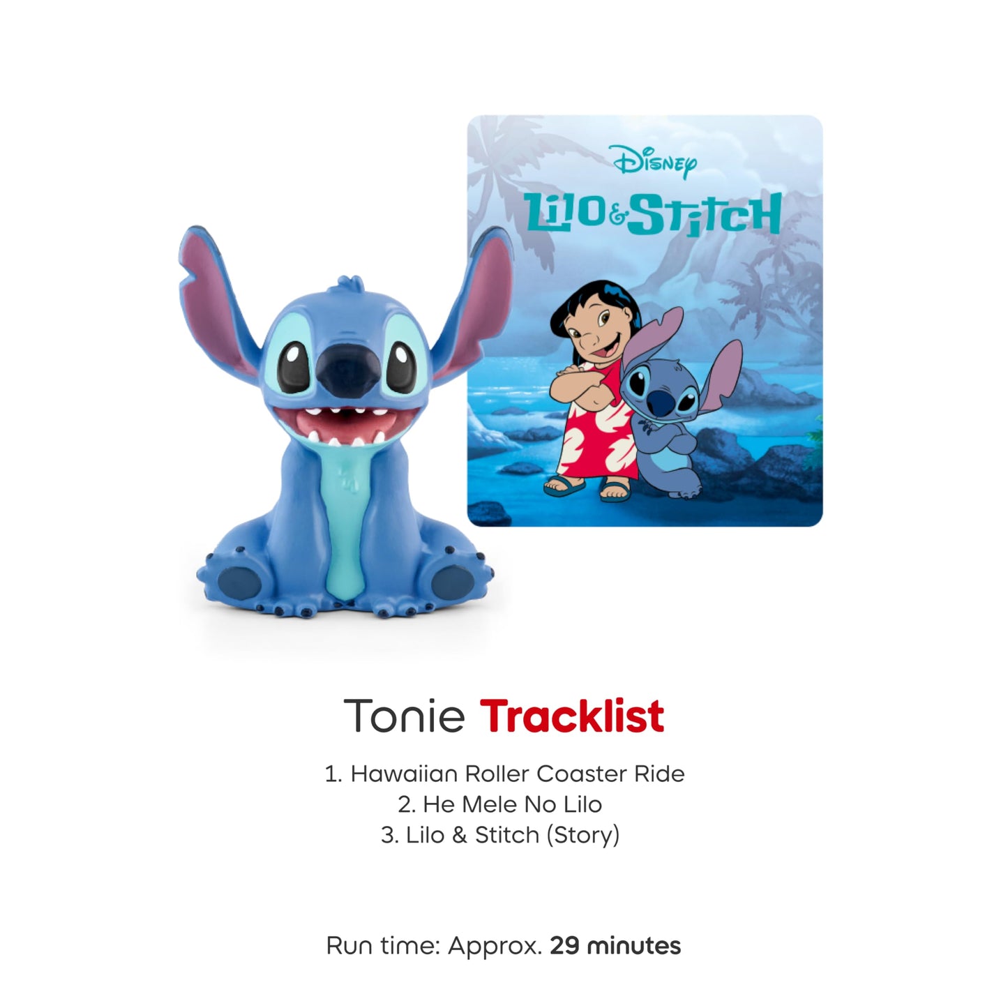 Stitch audio toy figurine showcasing durable child friendly construction