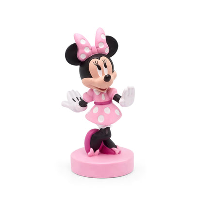 Hand painted Disney Minnie Mouse figurine character for screen free audio storytelling player.