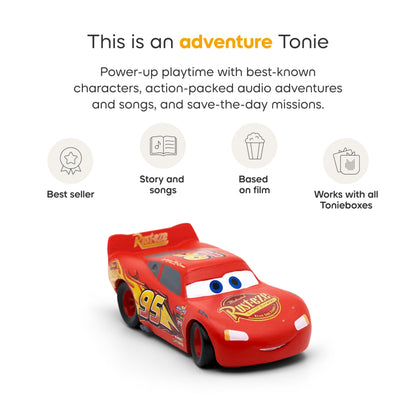 Disney Pixar Cars audio toy character compatible with Toniebox speaker