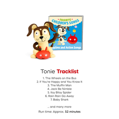 Tonies Toniebox 2 durable squishy speaker showing the wipeable fabric exterior designed to withstand drops.