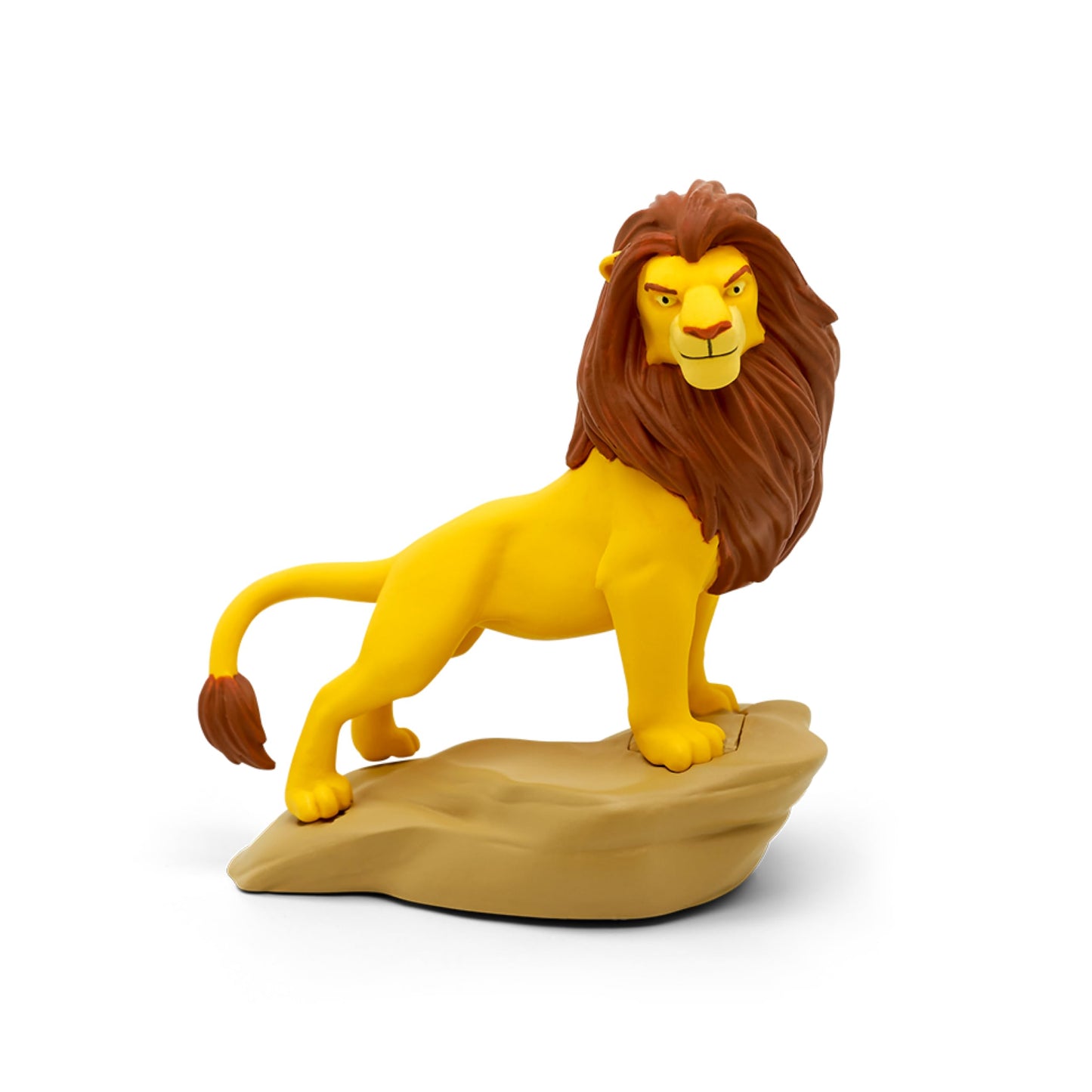 Imported Disney Simba storytelling toy figure packaging details for premium kids audio collection.