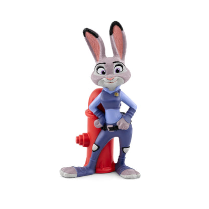 Screen free audio storytelling figurine for kids featuring animated rabbit character