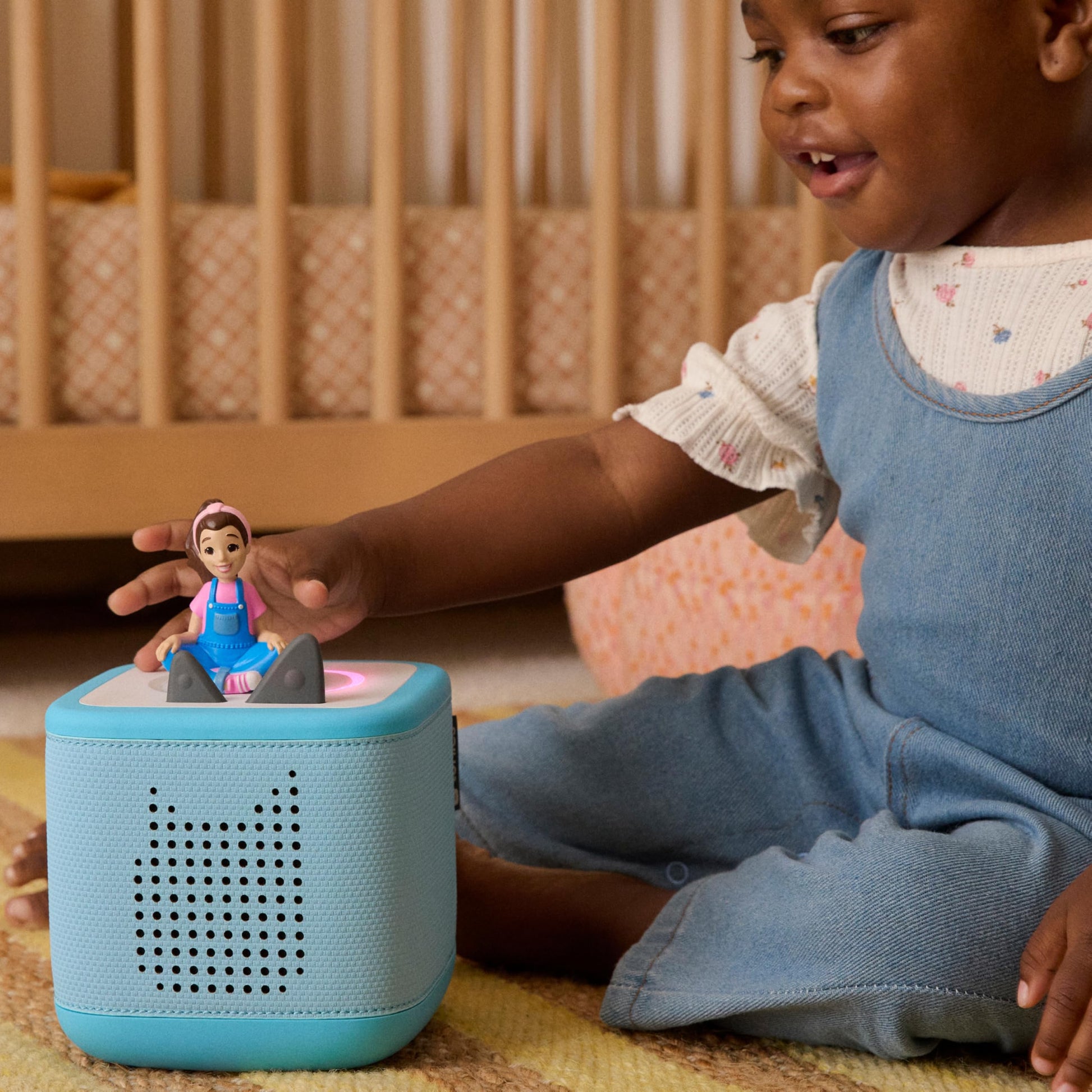 Authentic imported USA Tonies Ms Rachel preschool learning toy packaged and ready for play.