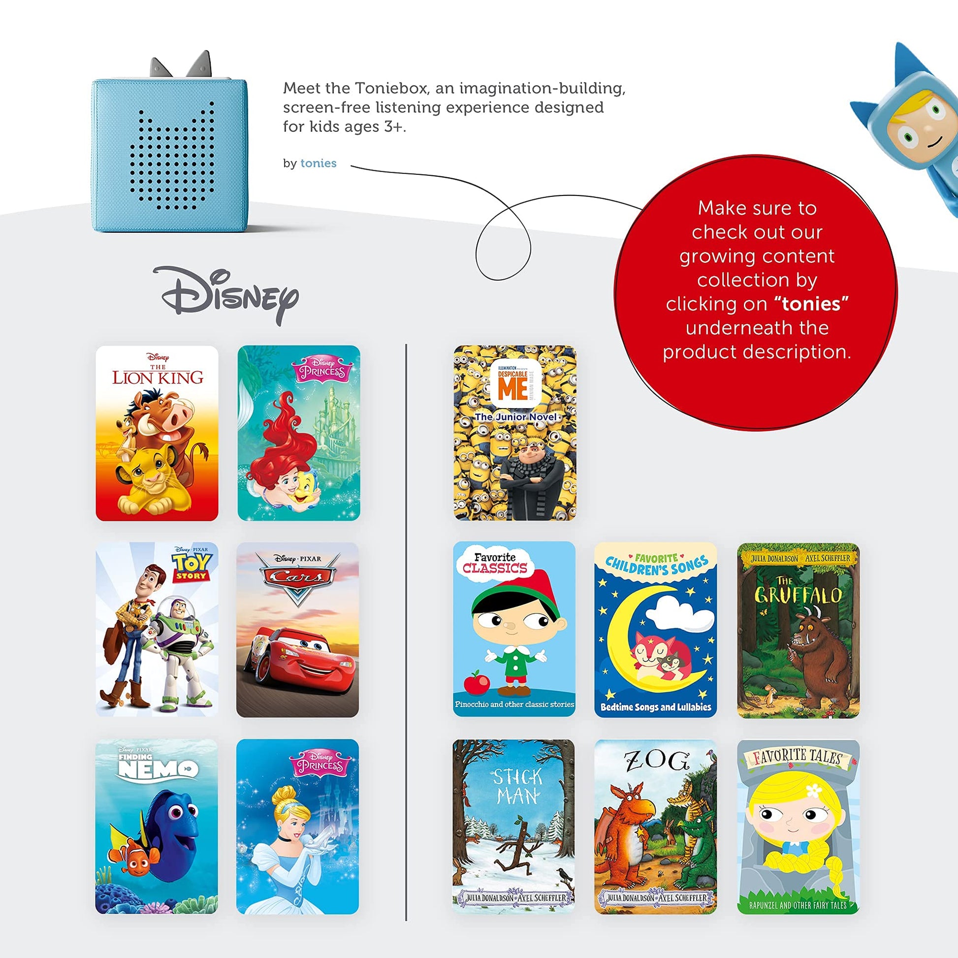 Premium imported digital audio player setup for screen free childhood learning