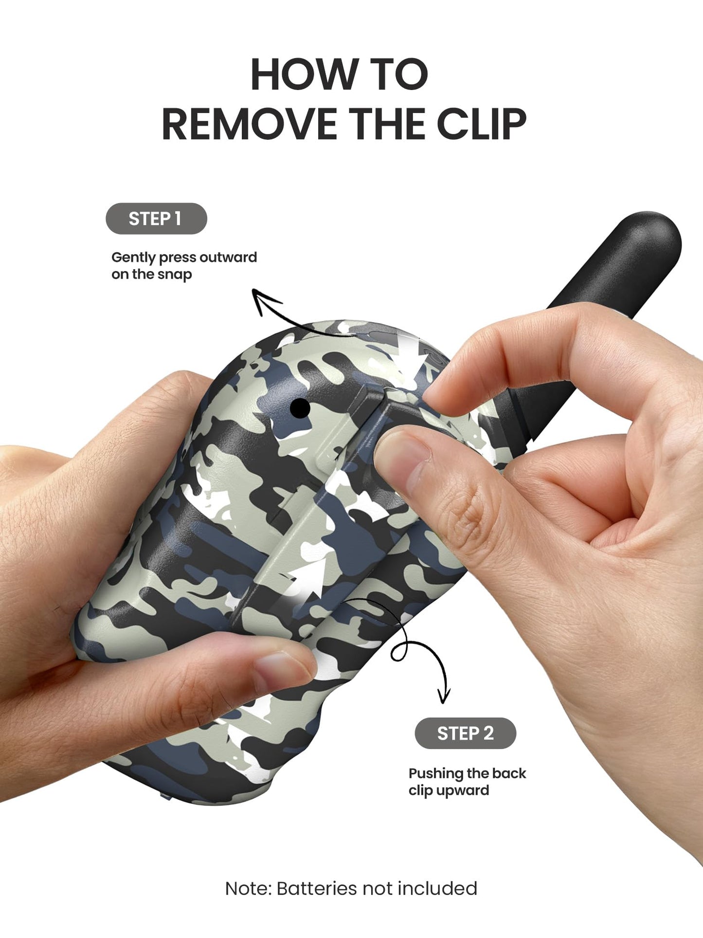 Close up view of the clear digital display on the FOREDOM long range wireless device