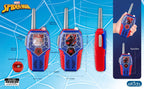 Authentic eKids Marvel two way communication toys packaging back showing battery compartment details