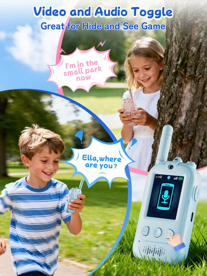 Fabeto voice changer upgraded toys displaying the internal interactive menu interface