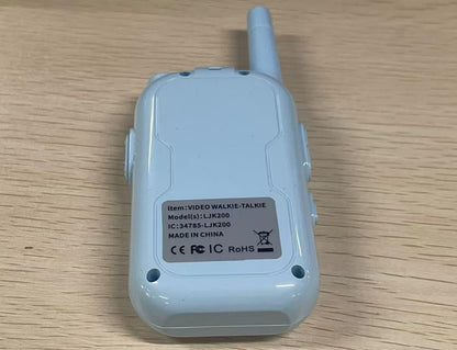 FISHOAKY offline video calling walkie talkies for family games showing real time screen display