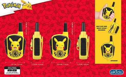 Authentic imported Pokemon kids communication toy set in original packaging.