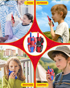 Humzo kids communication devices being used for outdoor camping and backyard exploration games