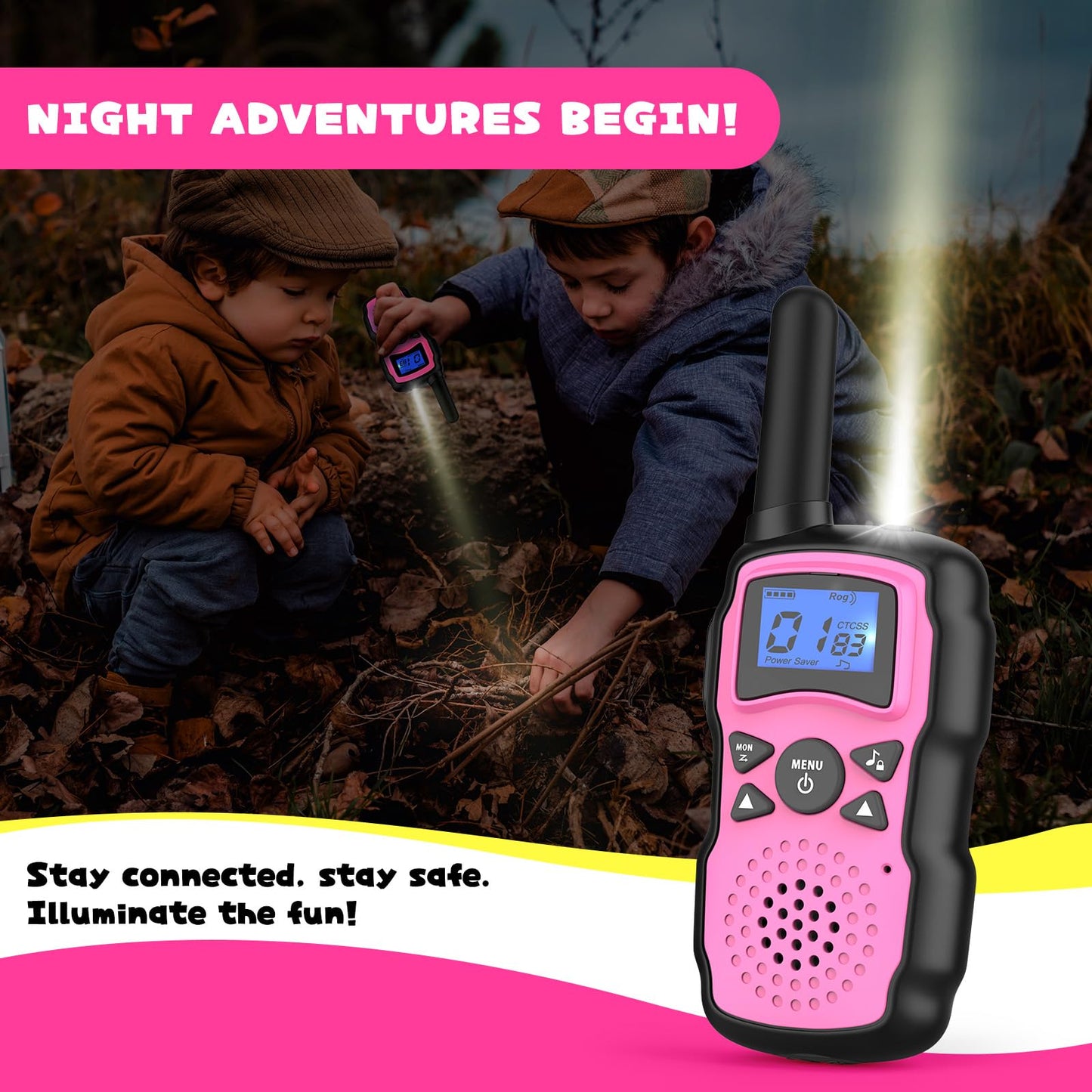 Wishouse walkie talkies buttons and interface