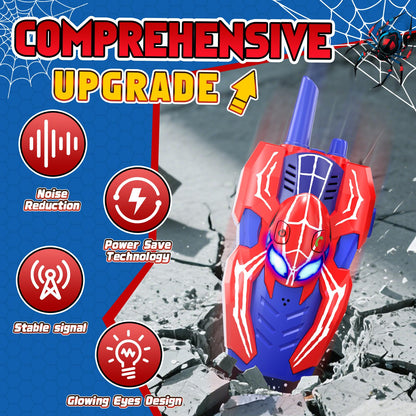 SOGAWEBB outdoor kids walkie talkies demonstrating the secure rear belt clip attachment