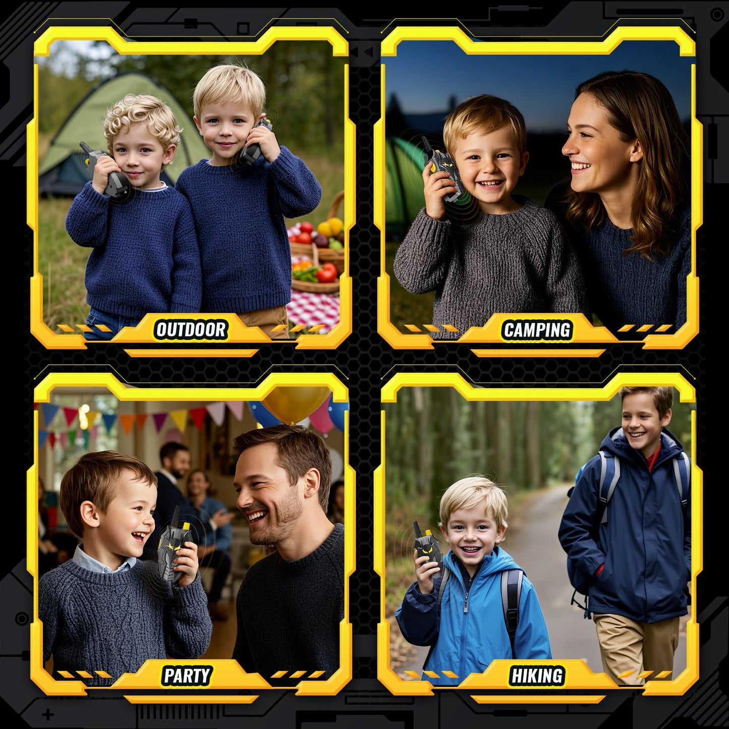 Durable adventure toys for boys showing drop resistant structural design