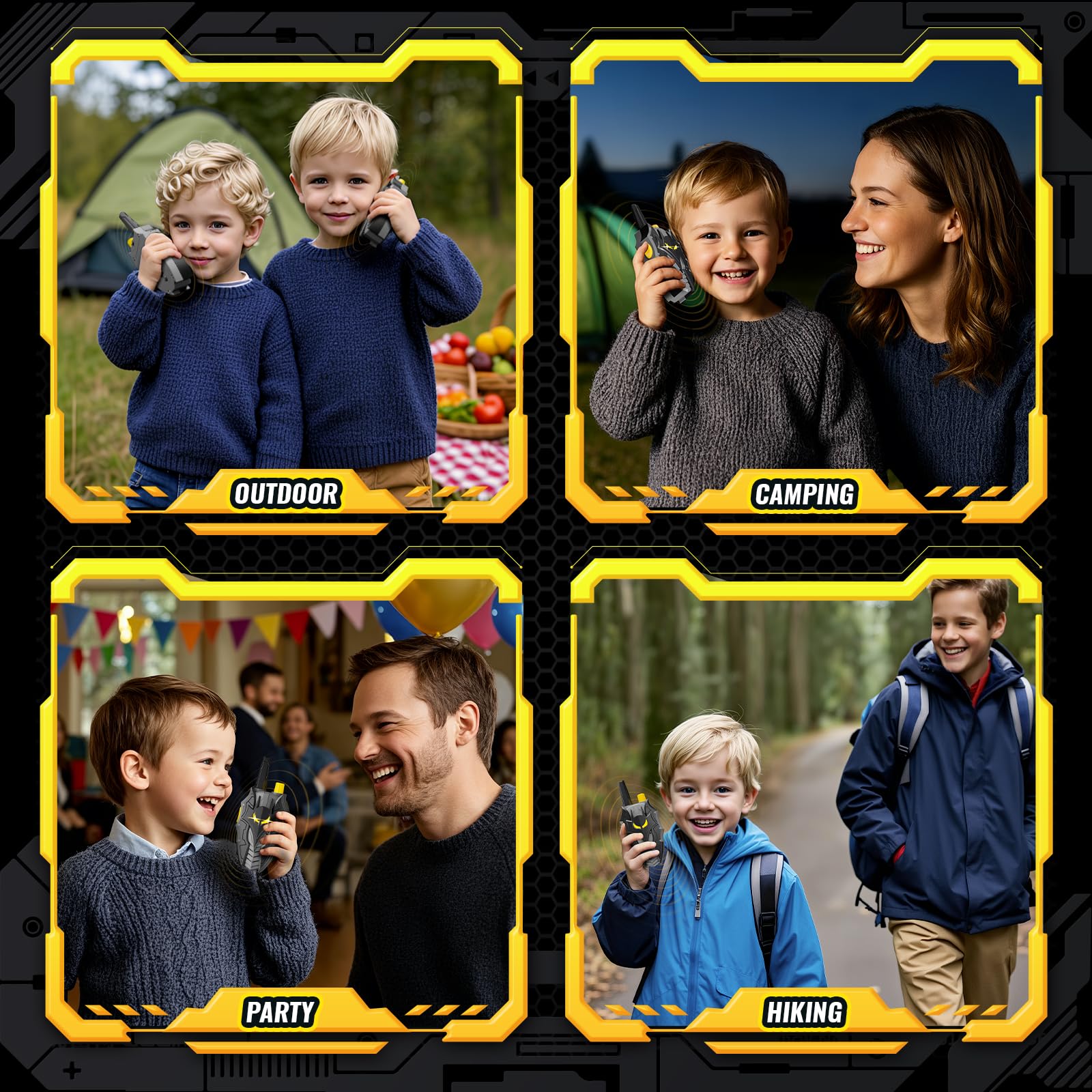 Durable adventure toys for boys showing drop resistant structural design