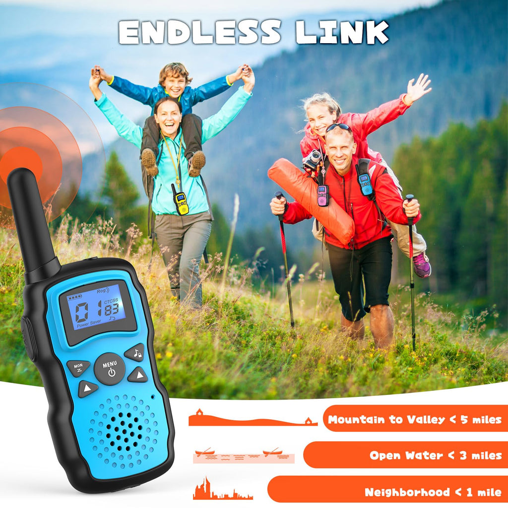 Wishouse outdoor camping communication toys for children showing the durable side grip design