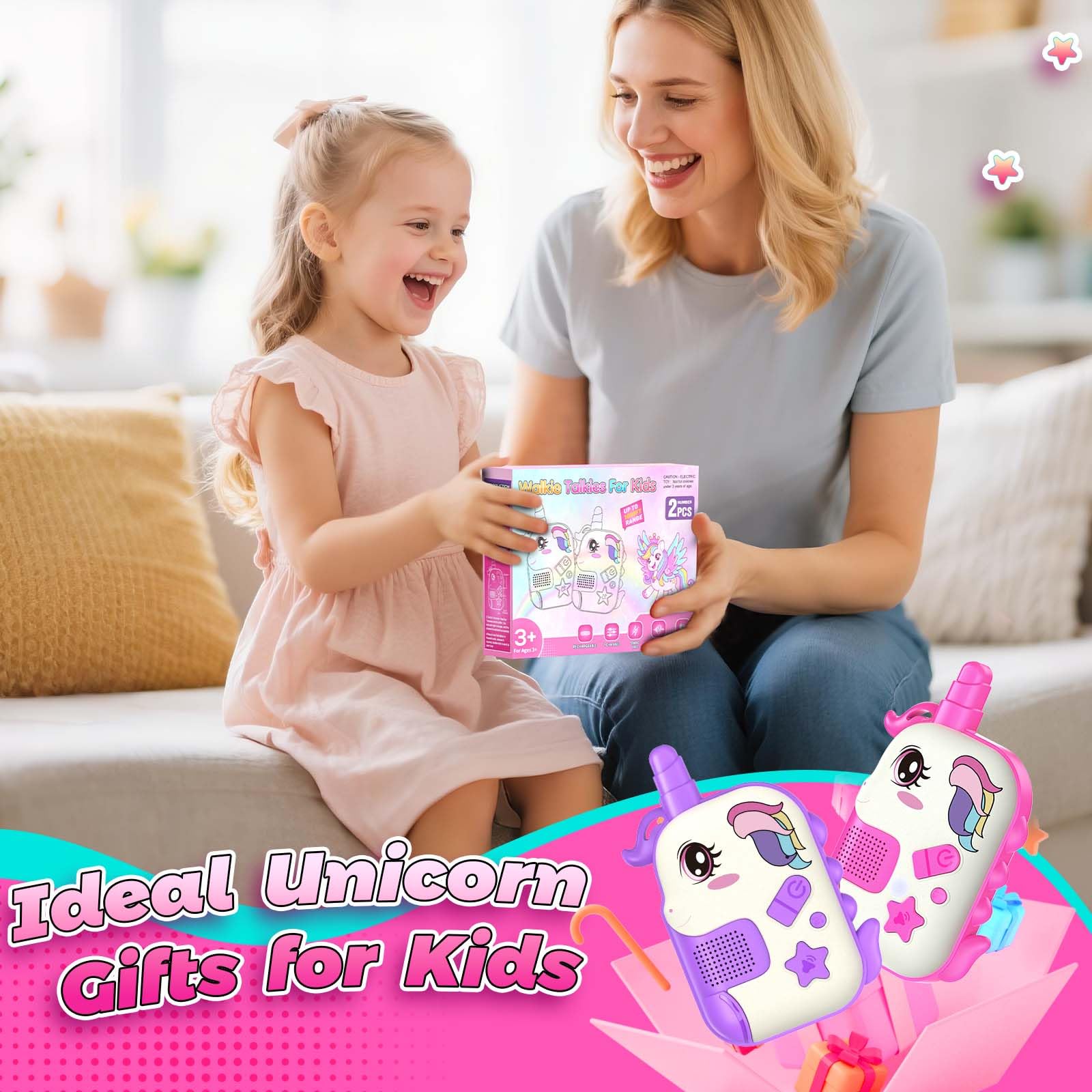 Rechargeable birthday gifts for grandkids featuring clear transmission up to one thousand feet