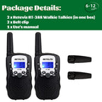 Retevis RT388 twenty two channel long range toy radios for outdoor games