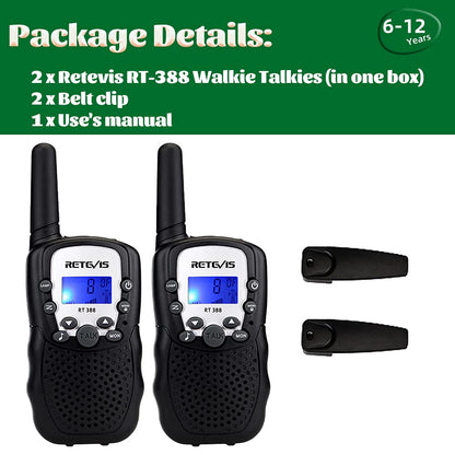 Retevis RT388 twenty two channel long range toy radios for outdoor games