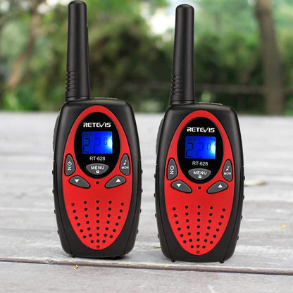 Retevis long range two way radio for children with backlit screen display