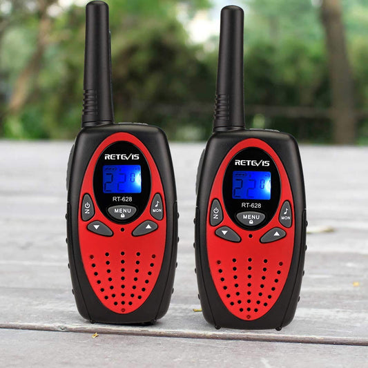 Retevis long range two way radio for children with backlit screen display