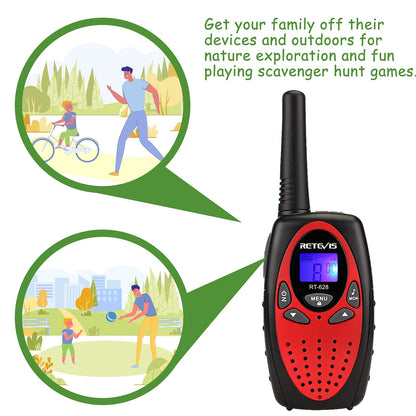 Retevis license free kids radio with integrated keypad lock buttons