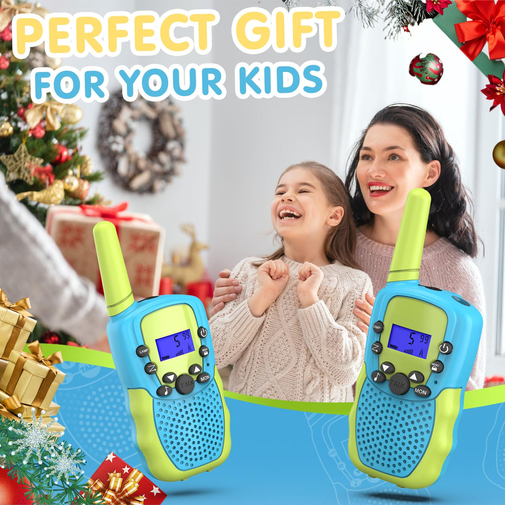Selieve lightweight children wireless radios back view showing battery compartment