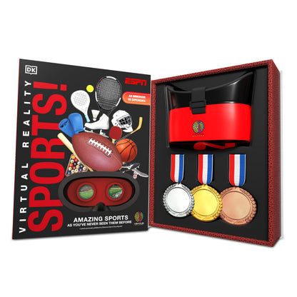 Interactive DK sports book included in the Abacus VR set