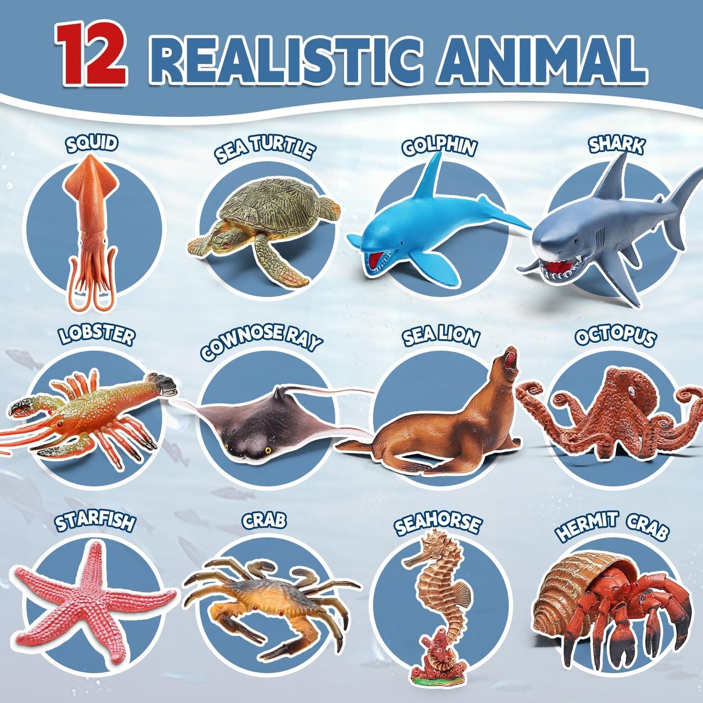 Interactive sound book feature for marine life education