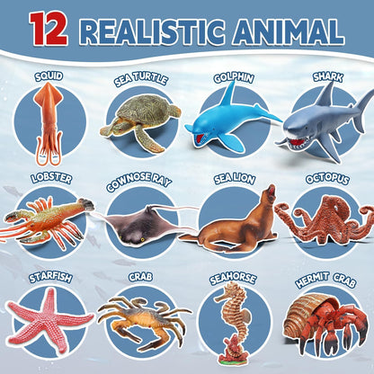 Interactive sound book feature for marine life education