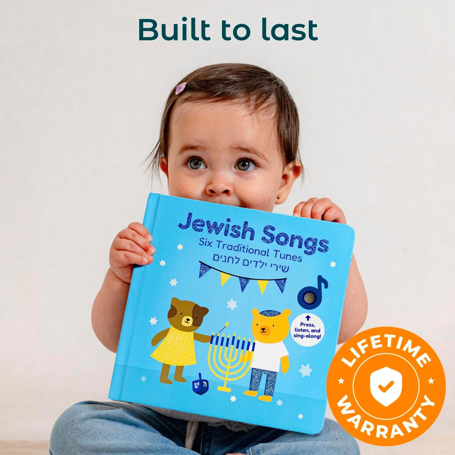 Educational music book for children featuring Jewish holiday themes