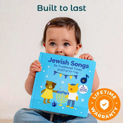 Educational music book for children featuring Jewish holiday themes