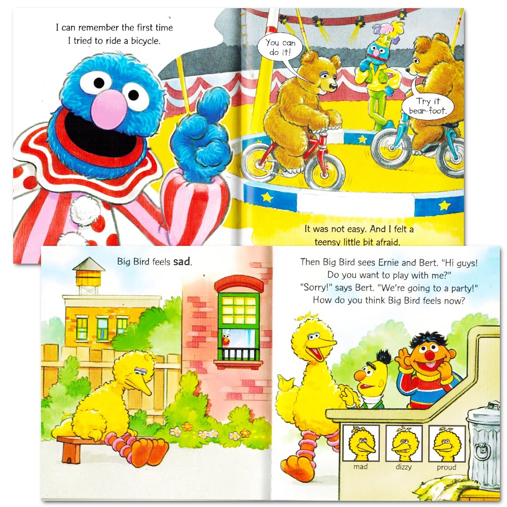 Interior page example from Sesame Street Elmo books