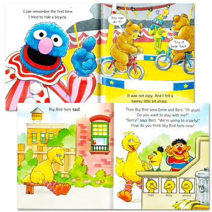 Interior page example from Sesame Street Elmo books