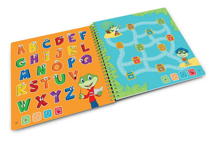 Back cover of LeapFrog LeapStart Alphabet Adventures and Music book