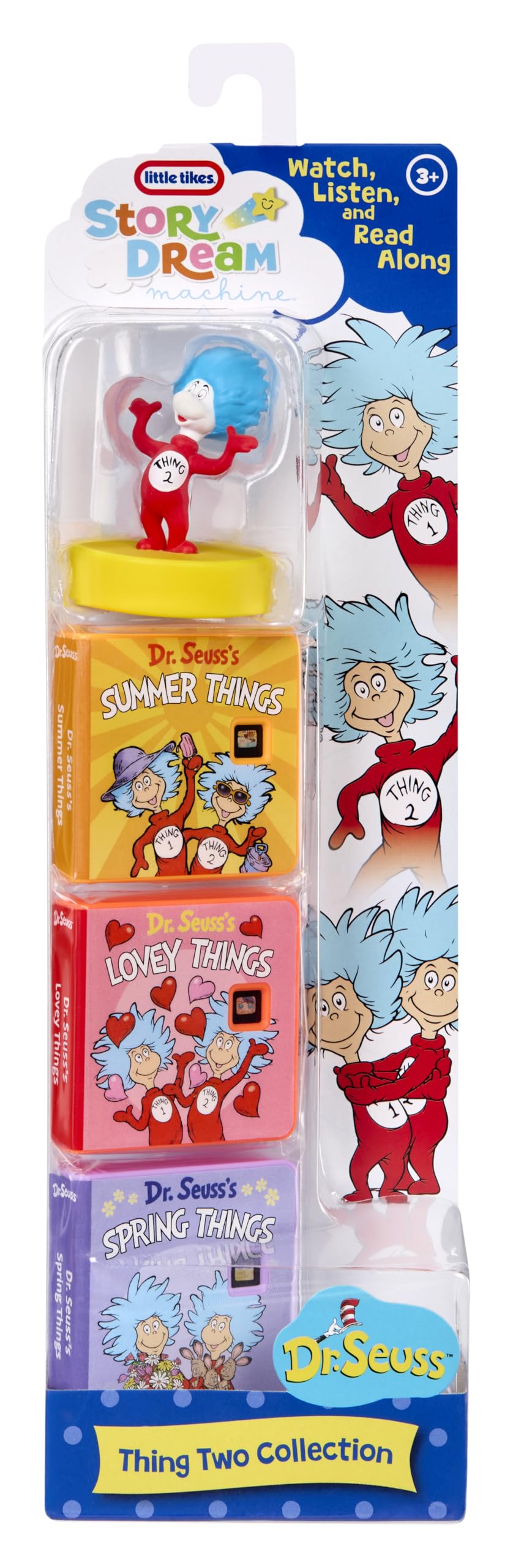 Detailed view of Dr. Seuss story library collection for toddlers