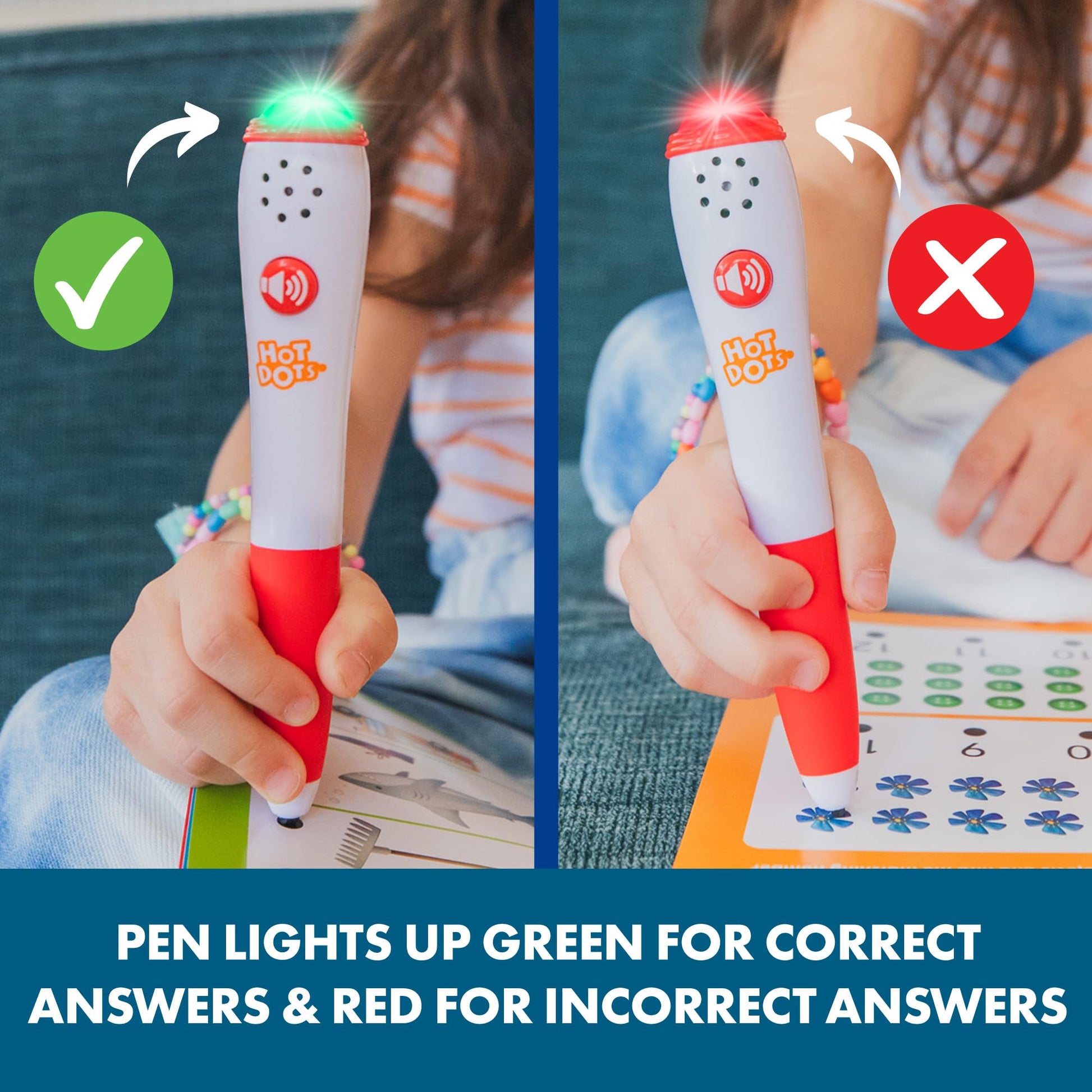 Educational Insights Hot Dots First Grade reading comprehension activity page