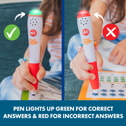 Educational Insights Hot Dots First Grade reading comprehension activity page