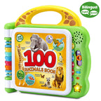 LeapFrog 100 Animals book showing animal habitats and illustrations